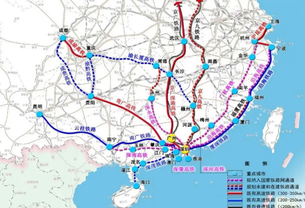 深圳官宣：将建30条城际线路！广州、东莞、惠州等9大城市受益！